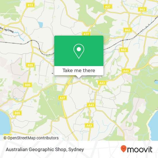 Mapa Australian Geographic Shop, 208 Charlestown Rd Charlestown NSW 2290