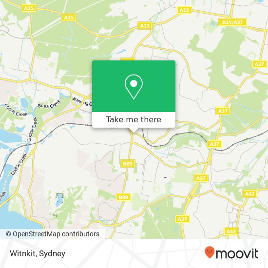 Witnkit, 300-302 Main Rd Cardiff NSW 2285 map