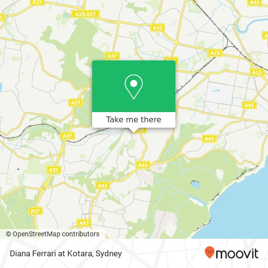 Diana Ferrari at Kotara, Lexington Pde Adamstown Heights NSW 2289 map