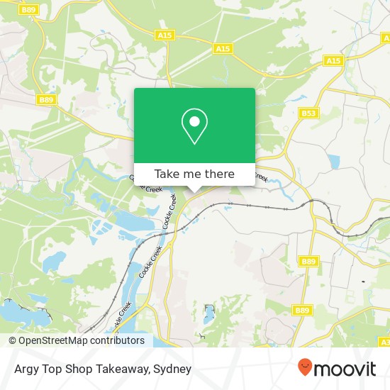 Mapa Argy Top Shop Takeaway, 436 Lake Rd Argenton NSW 2284