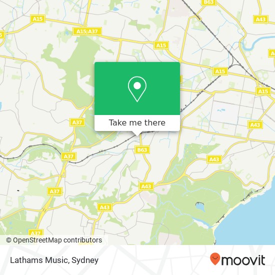 Lathams Music, 6 Bradford Clos Kotara NSW 2289 map