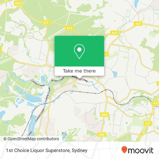 1st Choice Liquor Superstore map