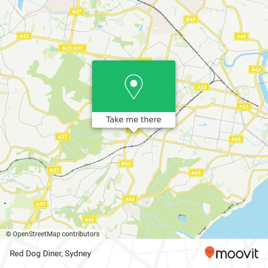 Red Dog Diner, Bridges Rd New Lambton NSW 2305 map