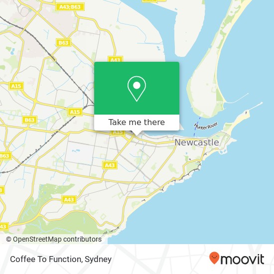 Coffee To Function, 790 Hunter St Newcastle West NSW 2302 map