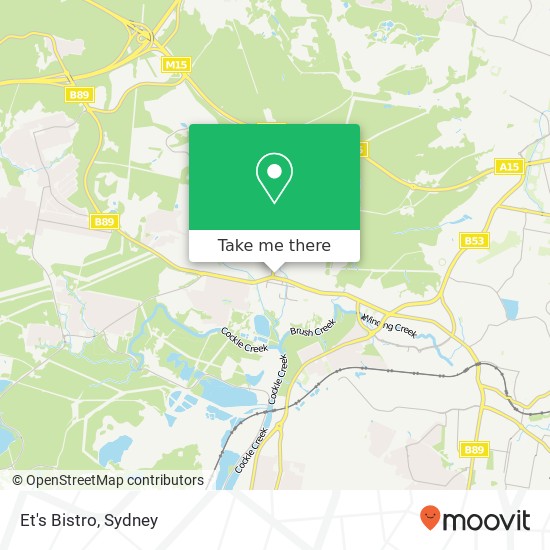 Mapa Et's Bistro, 739 Main Rd Edgeworth NSW 2285