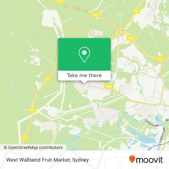 Mapa West Wallsend Fruit Market, 17 St Helen St Holmesville NSW 2286