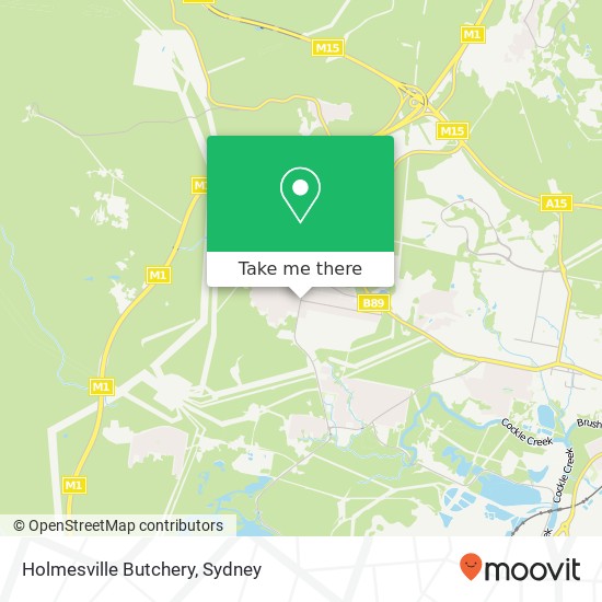 Mapa Holmesville Butchery, Appletree Rd Holmesville NSW 2286