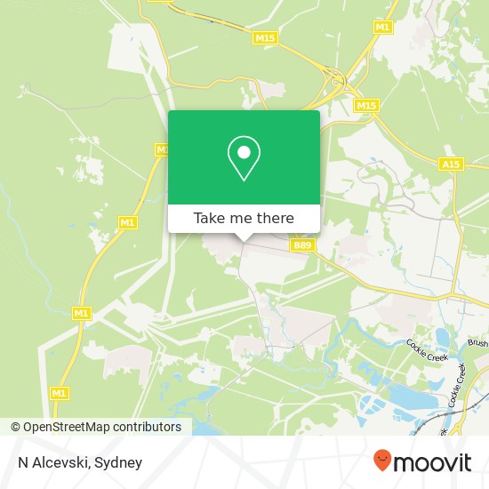 Mapa N Alcevski, 43 Appletree Rd Holmesville NSW 2286