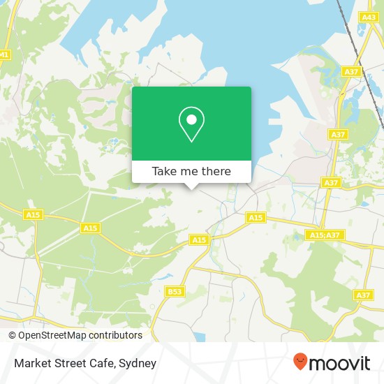 Mapa Market Street Cafe, 84 Tyrrell St Wallsend NSW 2287