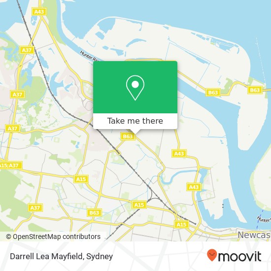 Mapa Darrell Lea Mayfield, 143 Maitland Rd Mayfield NSW 2304