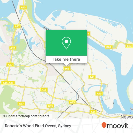 Roberto's Wood Fired Ovens, 5 Baker St Mayfield NSW 2304 map