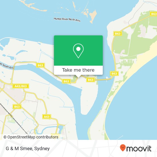 G & M Smee, 5 Sandpiper Clos Kooragang NSW 2304 map