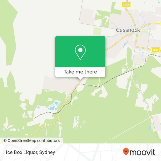 Mapa Ice Box Liquor, Wollombi Rd Bellbird NSW 2325