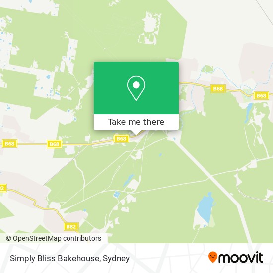 Mapa Simply Bliss Bakehouse
