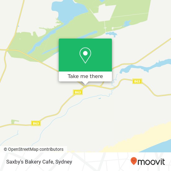 Mapa Saxby's Bakery Cafe, Salt Ash Ave Salt Ash NSW 2318