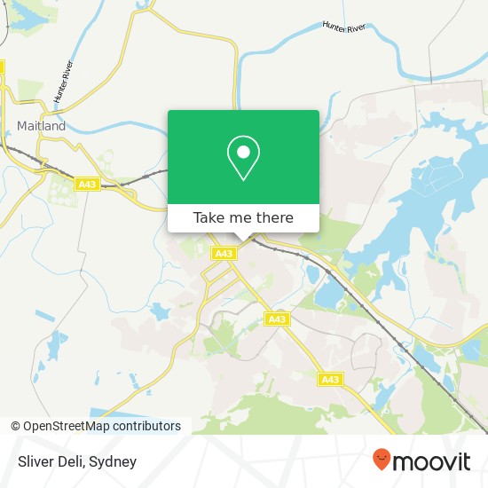 Sliver Deli, High St East Maitland NSW 2323 map