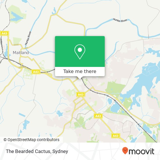 The Bearded Cactus, 9 Day St East Maitland NSW 2323 map