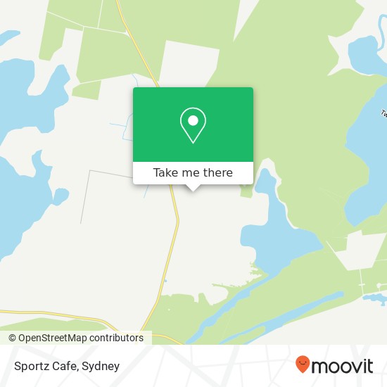 Mapa Sportz Cafe, 58 Ferodale Rd Medowie NSW 2318