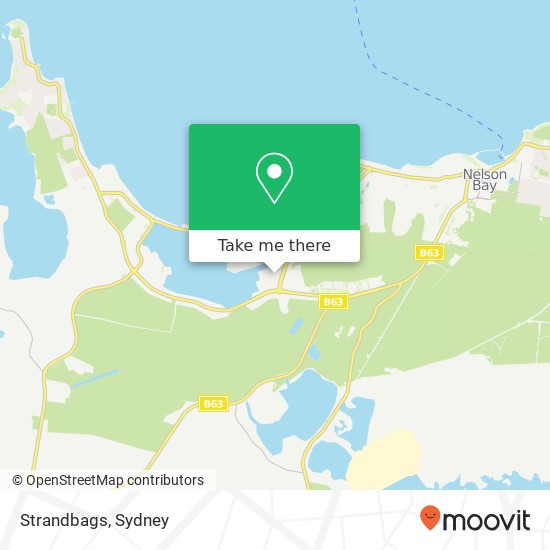 Mapa Strandbags, 2 Town Centre Cirt Salamander Bay NSW 2317