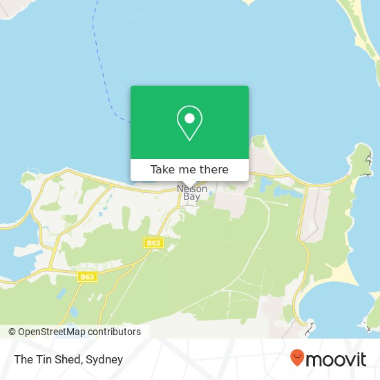 Mapa The Tin Shed, 17 Stockton St Nelson Bay NSW 2315
