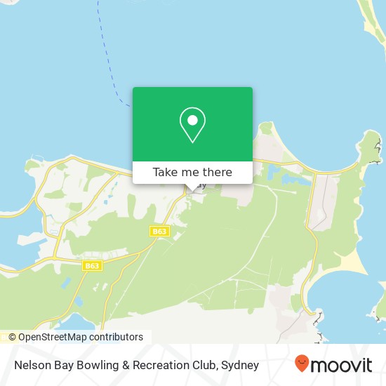 Nelson Bay Bowling & Recreation Club, Stockton St Nelson Bay NSW 2315 map