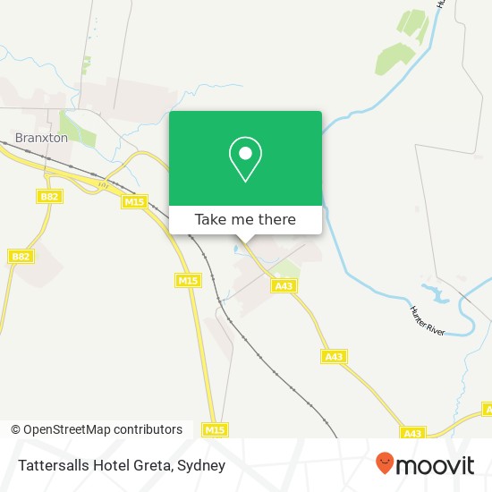 Tattersalls Hotel Greta, 88 High St Greta NSW 2334 map