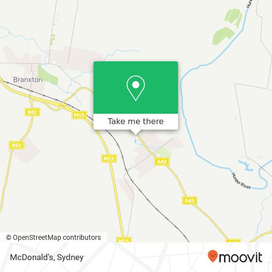 McDonald's, 112-114 High St Greta NSW 2334 map