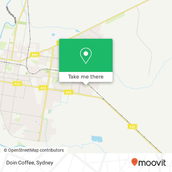 Doin Coffee, Cudgegong Pl Dubbo NSW 2830 map