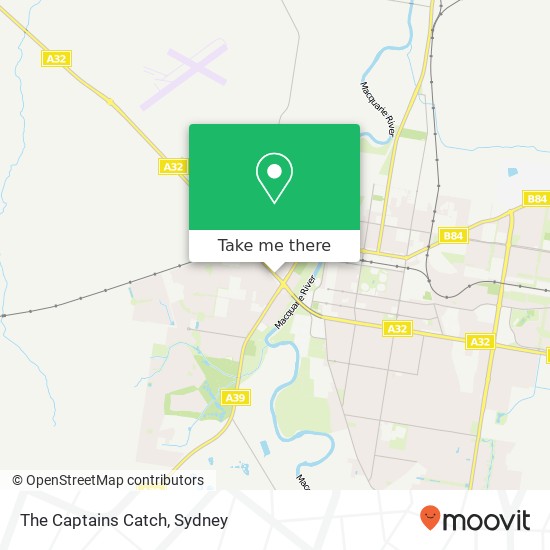 The Captains Catch, Mitchell Hwy Dubbo NSW 2830 map