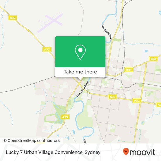 Lucky 7 Urban Village Convenience, 33-43 Whylandra St Dubbo NSW 2830 map