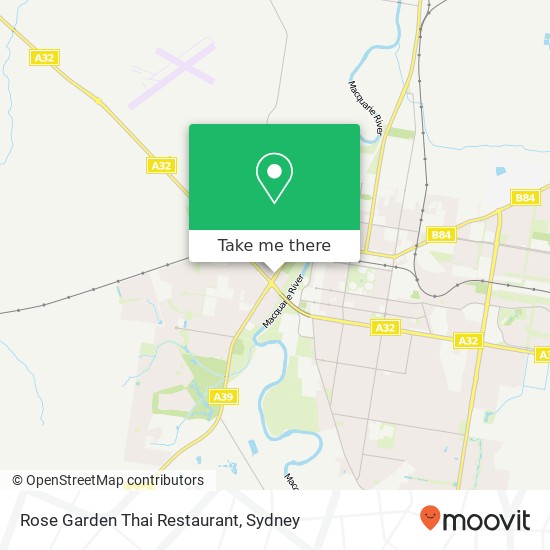 Rose Garden Thai Restaurant, 39 Newell Hwy Dubbo NSW 2830 map