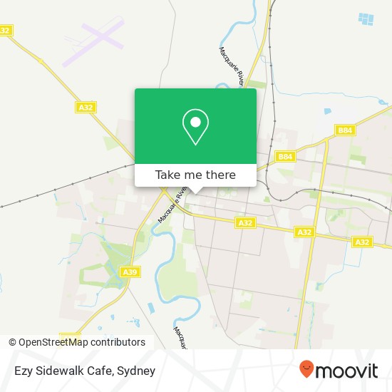 Ezy Sidewalk Cafe, Macquarie St Dubbo NSW 2830 map