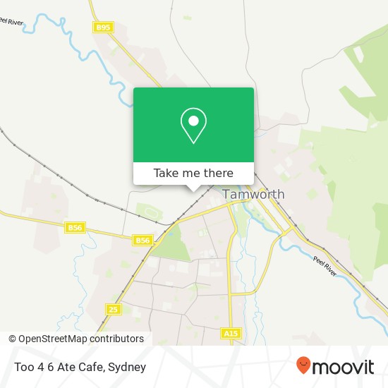 Too 4 6 Ate Cafe, 27 Barnes St Taminda NSW 2340 map