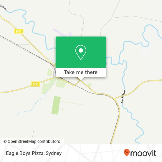 Eagle Boys Pizza, Conadilly St Gunnedah NSW 2380 map