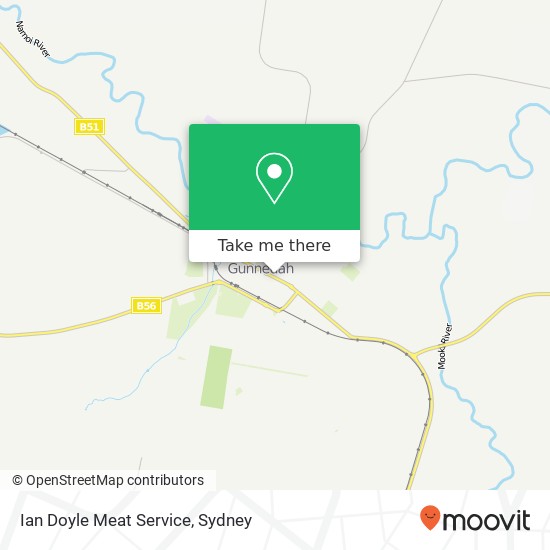 Mapa Ian Doyle Meat Service, 196 Conadilly St Gunnedah NSW 2380
