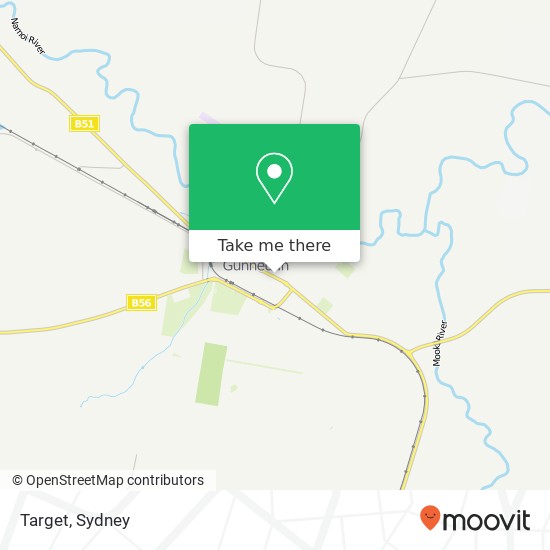 Mapa Target, Marquis St Gunnedah NSW 2380