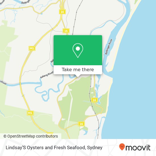 Lindsay’S Oysters and Fresh Seafood, Pacific Hwy Urunga NSW 2455 map
