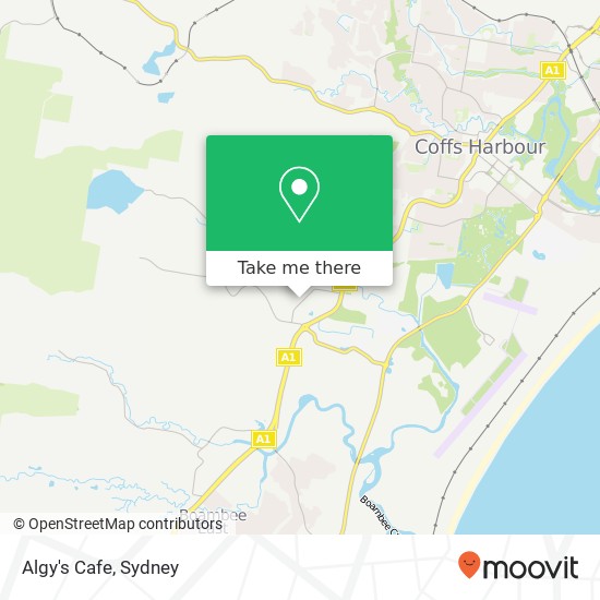 Algy's Cafe, 98 Industrial Dr North Boambee Valley NSW 2450 map