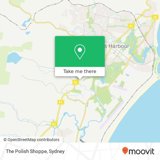 The Polish Shoppe, 1 Cook Dr Coffs Harbour NSW 2450 map