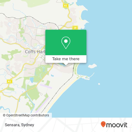 Sensara, 319-321 Harbour Dr Coffs Harbour NSW 2450 map
