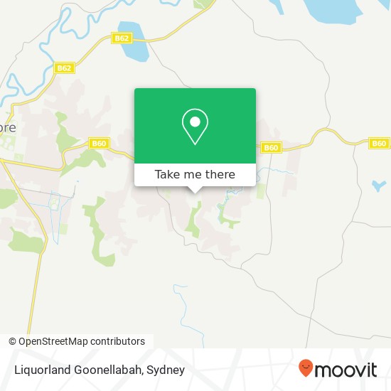 Liquorland Goonellabah map