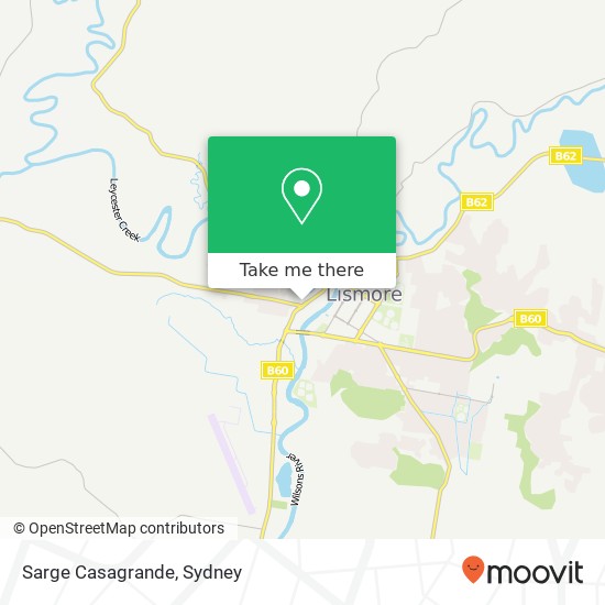 Mapa Sarge Casagrande, 83 Union St Lismore NSW 2480