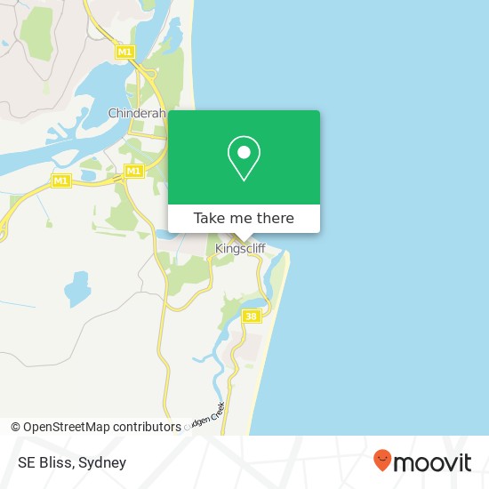 SE Bliss, 92 Marine Pde Kingscliff NSW 2487 map