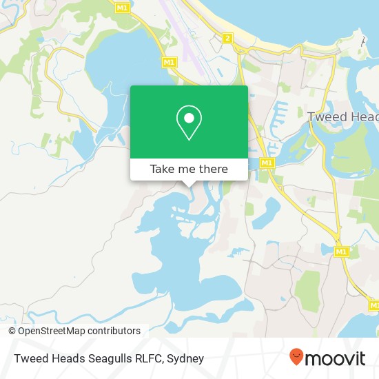 Tweed Heads Seagulls RLFC, Gollan Dr Tweed Heads West NSW 2485 map