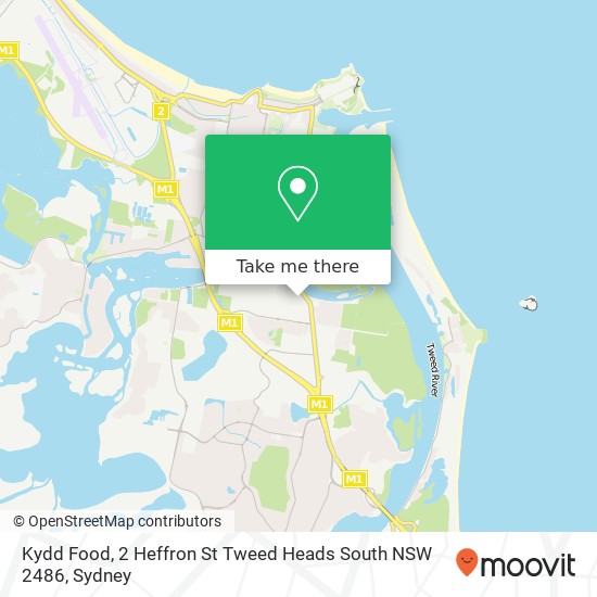 Kydd Food, 2 Heffron St Tweed Heads South NSW 2486 map