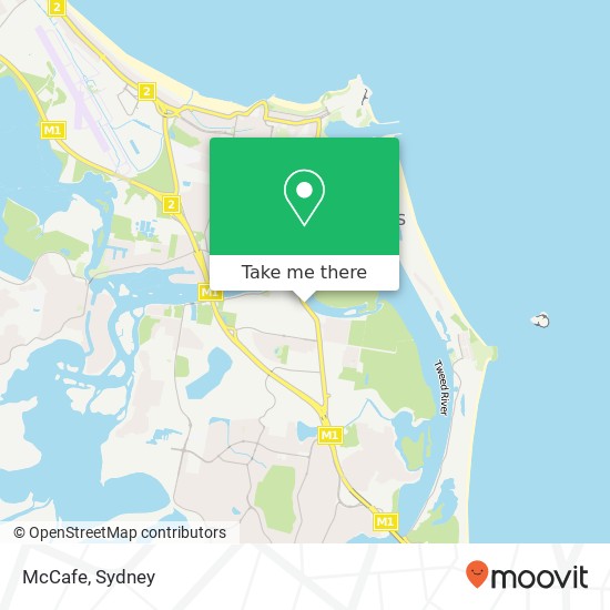 McCafe, Minjungbal Dr Tweed Heads South NSW 2486 map