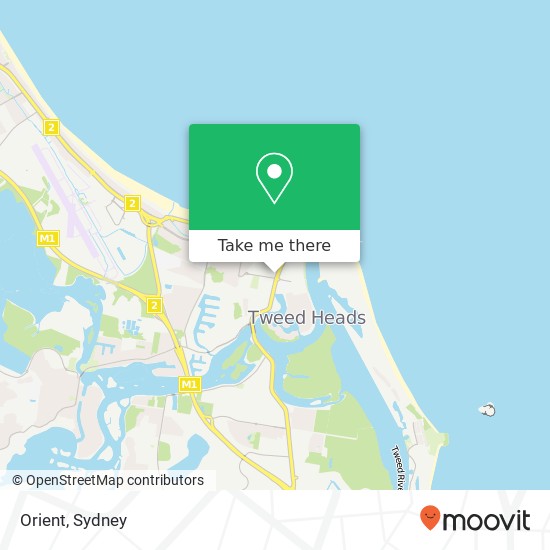 Orient, Tweed Heads NSW 2485 map