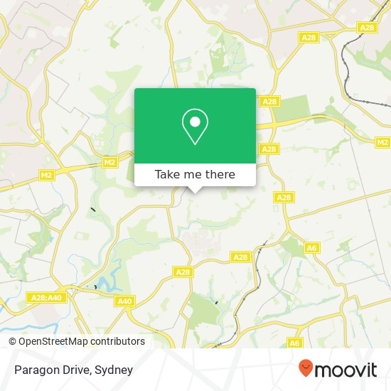 Paragon Drive map