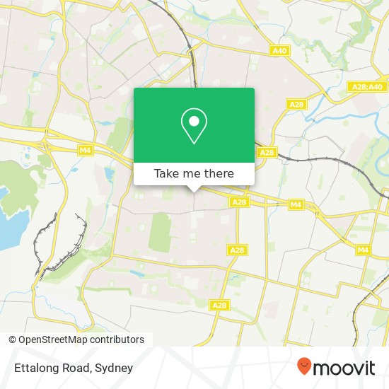 Ettalong Road map