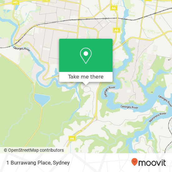 1 Burrawang Place map